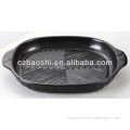 HEAT-RESISTNT CERAMIC 10" SQUARE NON-STICK GRILL PAN BAKE WARE FOR TOASTING